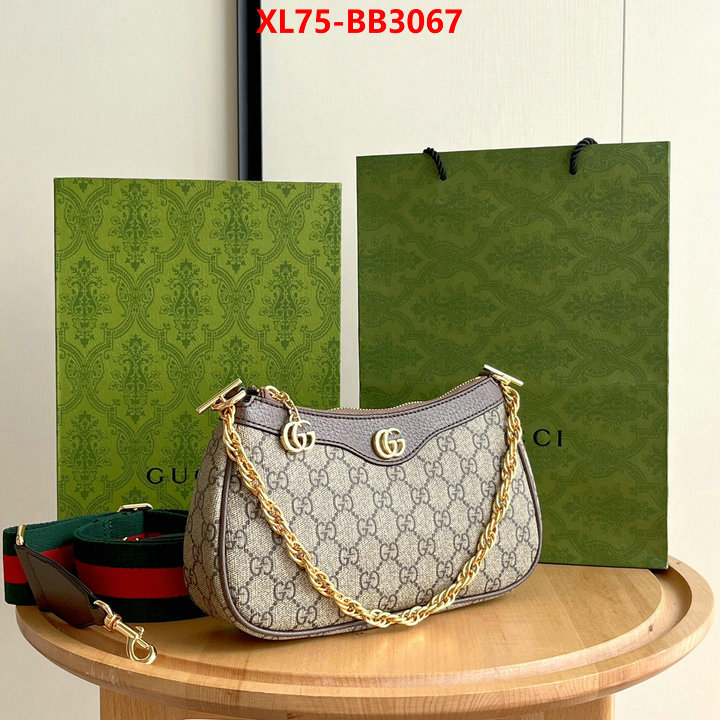 Gucci Bags(4A)-Crossbody- best like ID: BB3067 $: 75USD,