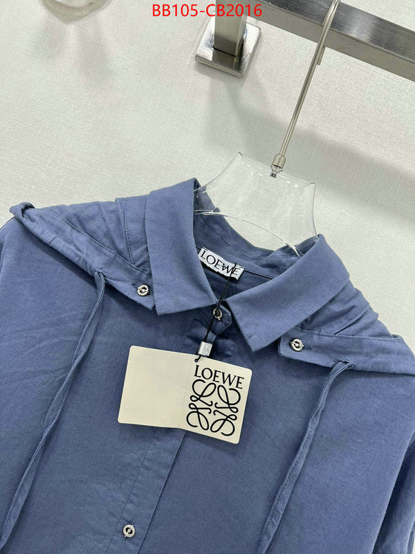 Clothing-Loewe how to find designer replica ID: CB2016 $: 105USD