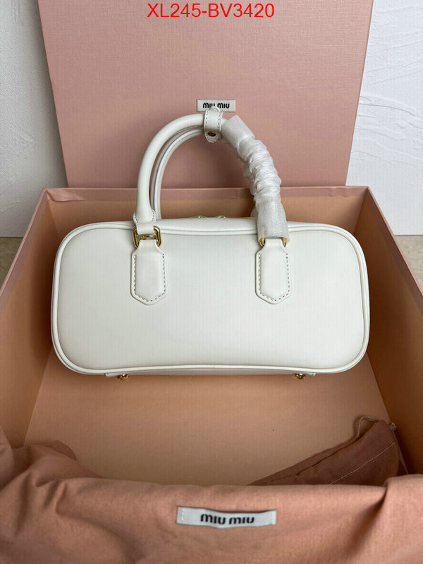 Miu Miu Bags(TOP)-Handbag- high quality customize ID: BV3420 $: 245USD,