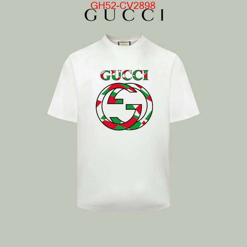 Clothing-Gucci best quality designer ID: CV2898 $: 52USD