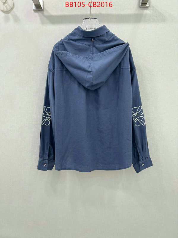 Clothing-Loewe how to find designer replica ID: CB2016 $: 105USD