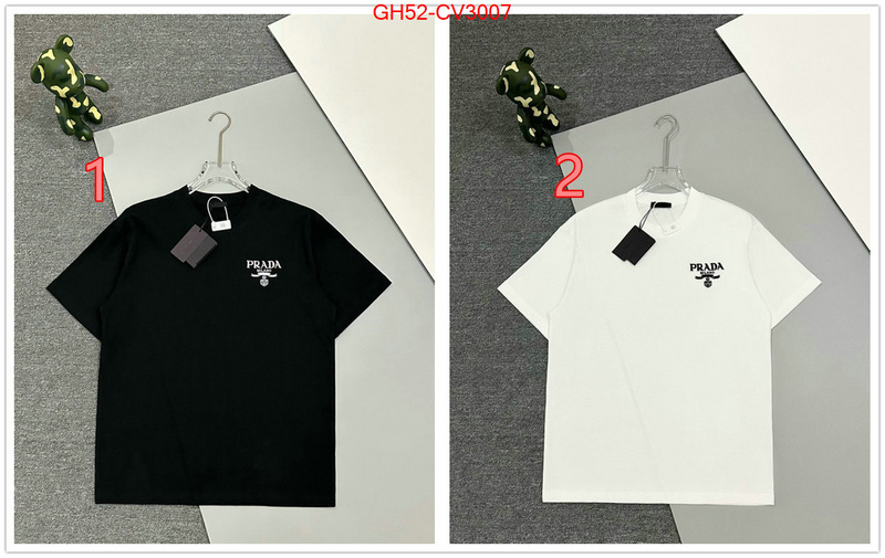 Clothing-Prada sell high quality ID: CV3007 $: 52USD