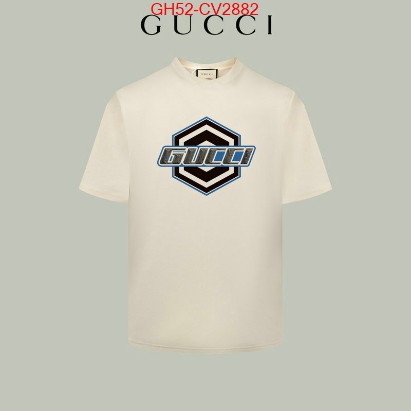 Clothing-Gucci where should i buy to receive ID: CV2882 $: 52USD