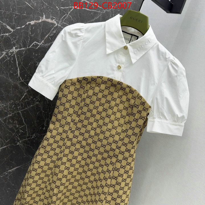 Clothing-Gucci buy 1:1 ID: CB2007 $: 129USD