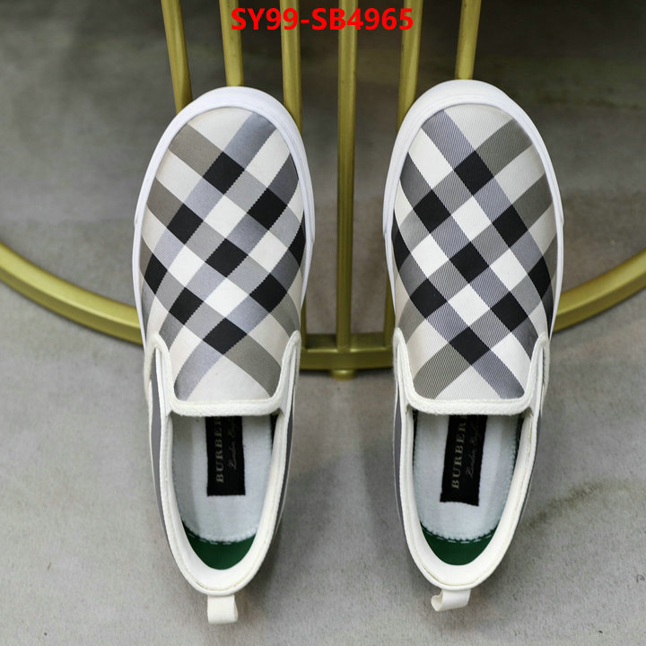 Women Shoes-Burberry customize best quality replica ID: SB4965 $: 99USD