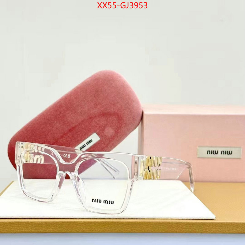Glasses-Miu Miu buy 2024 replica ID: GJ3953 $: 55USD