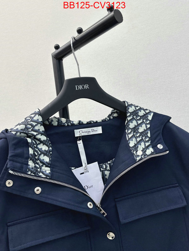 Clothing-Dior high quality ID: CV3123 $: 125USD