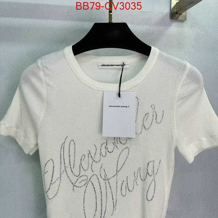 Clothing-Alexander Wang 2024 luxury replicas ID: CV3035 $: 79USD