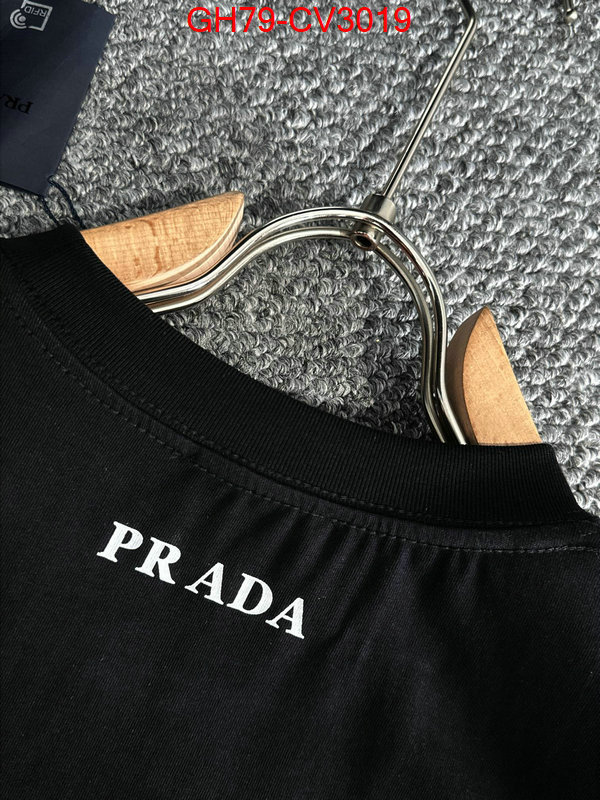 Clothing-Prada best knockoff ID: CV3019 $: 79USD