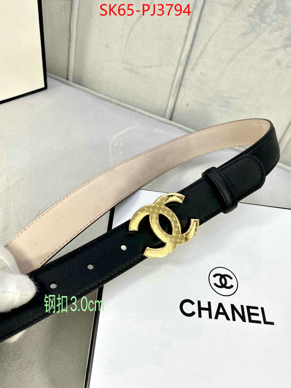 Belts-Chanel the best quality replica ID: PJ3794 $: 65USD