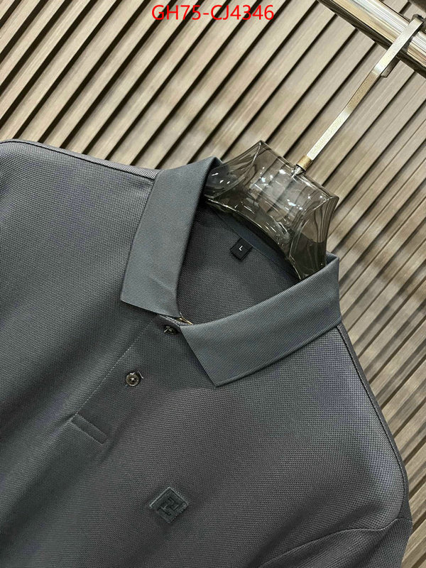 Clothing-Fendi perfect quality designer replica ID: CJ4346 $: 75USD