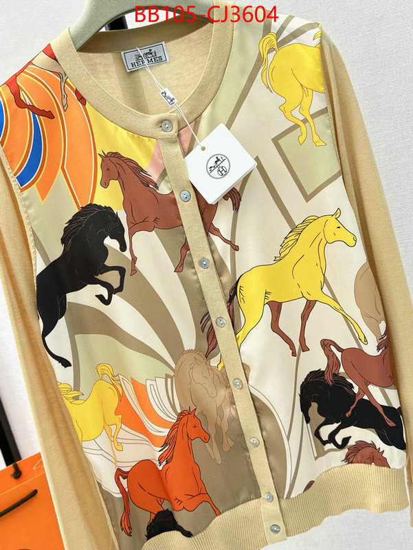 Clothing-Hermes replica 2024 perfect luxury ID: CJ3604 $: 105USD