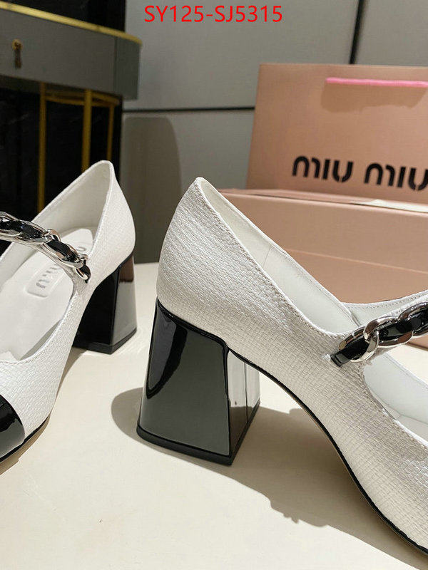 Women Shoes-Miu Miu luxury fake ID: SJ5315 $: 125USD