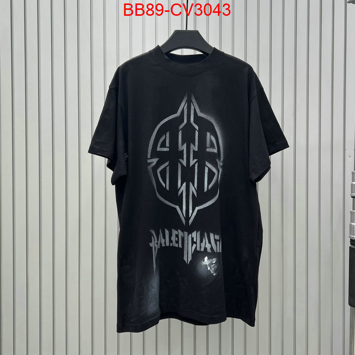 Clothing-Balenciaga replcia cheap ID: CV3043 $: 89USD