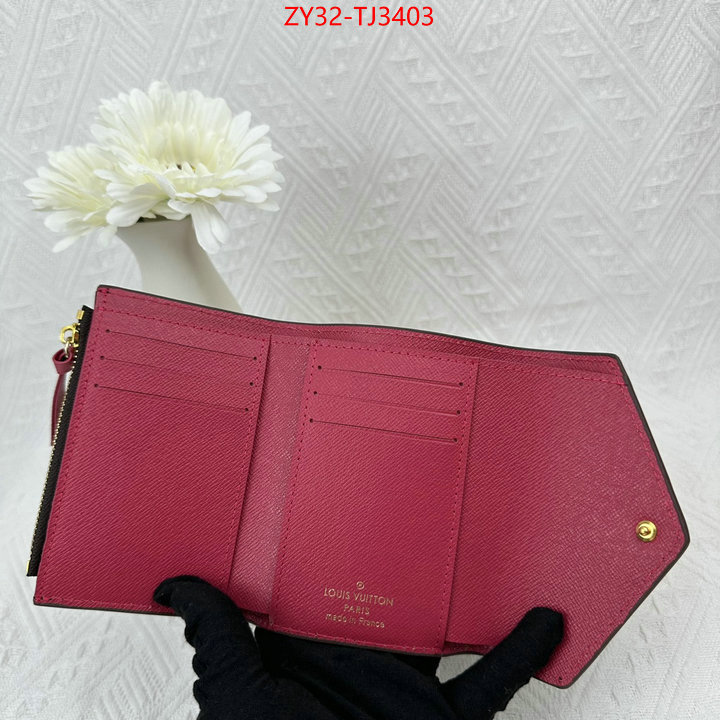 LV Bags(4A)-Wallet replica 1:1 ID: TJ3403 $: 32USD,