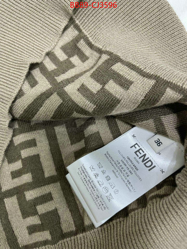 Clothing-Fendi wholesale replica shop ID: CJ3596 $: 89USD