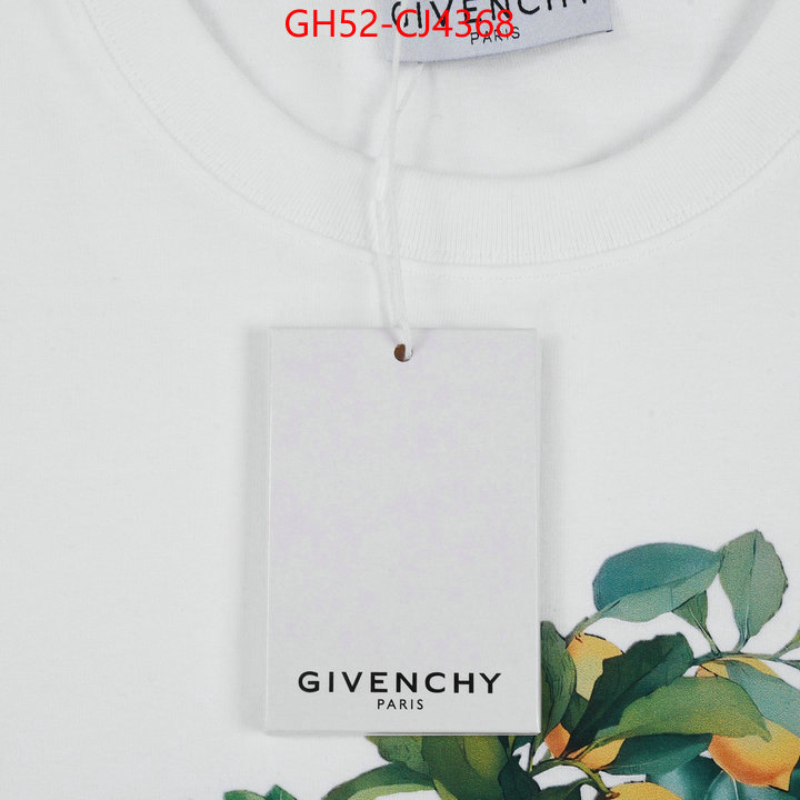 Clothing-Givenchy replica best ID: CJ4368 $: 52USD