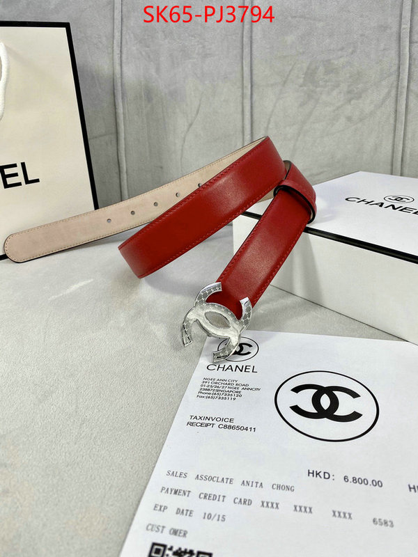 Belts-Chanel the best quality replica ID: PJ3794 $: 65USD