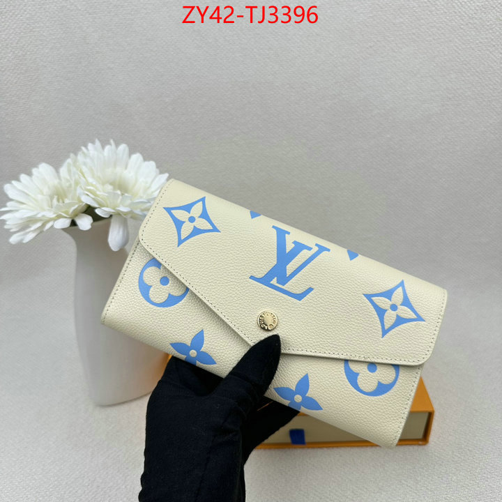 LV Bags(4A)-Wallet luxury 7 star replica ID: TJ3396 $: 42USD,