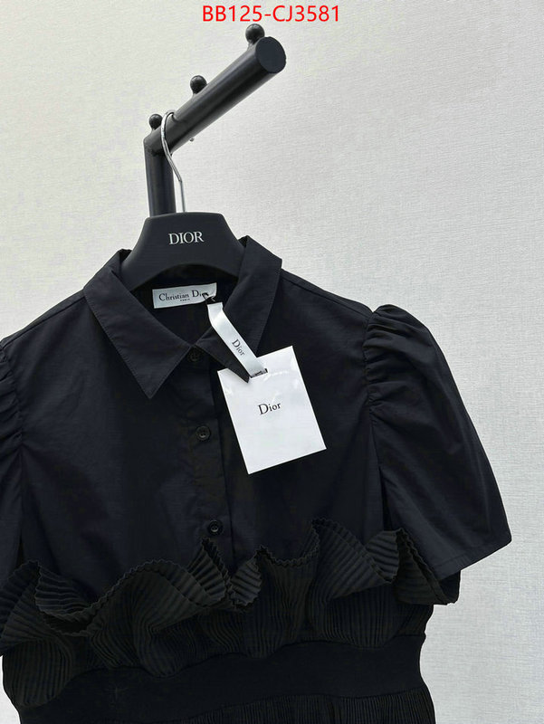 Clothing-Dior aaaaa quality replica ID: CJ3581 $: 125USD