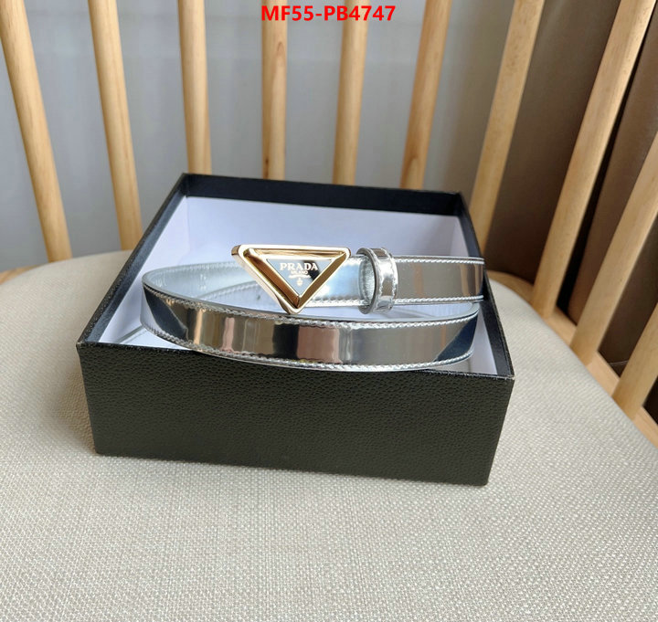 Belts-Prada 7 star quality designer replica ID: PB4747 $: 55USD