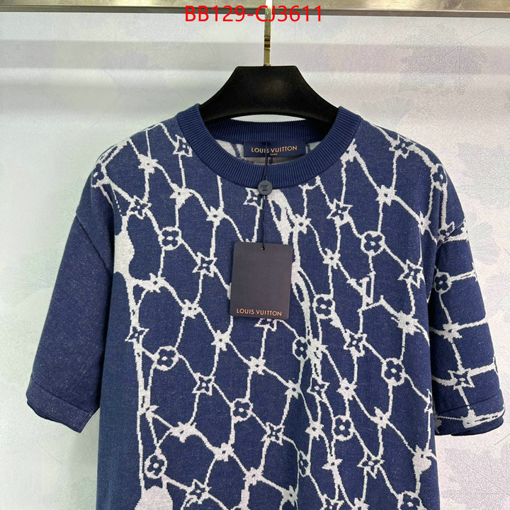 Clothing-LV replica designer ID: CJ3611 $: 129USD
