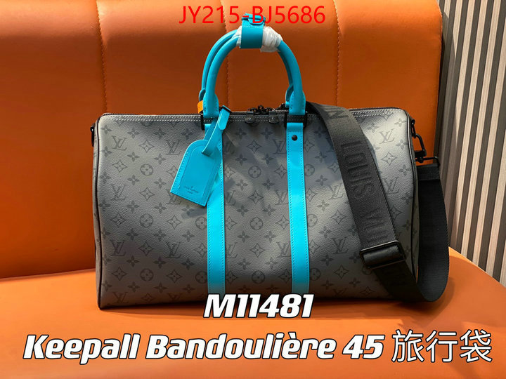 LV Bags(TOP)-Keepall BandouliRe 45-50- where should i buy to receive ID: BJ5686 $: 215USD,