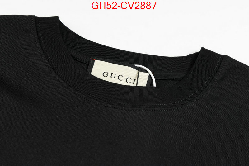 Clothing-Gucci can you buy knockoff ID: CV2887 $: 52USD