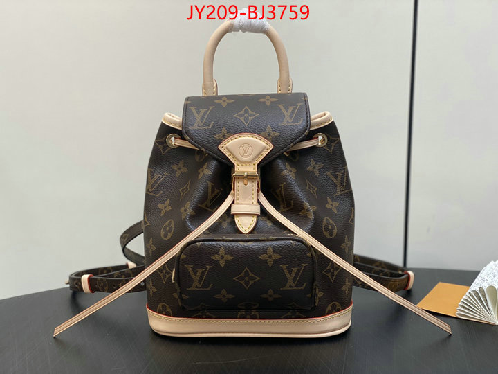 LV Bags(TOP)-Backpack- perfect quality designer replica ID: BJ3759 $: 209USD,