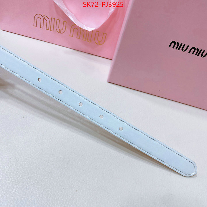 Belts-MIU MIU cheap wholesale ID: PJ3925 $: 72USD