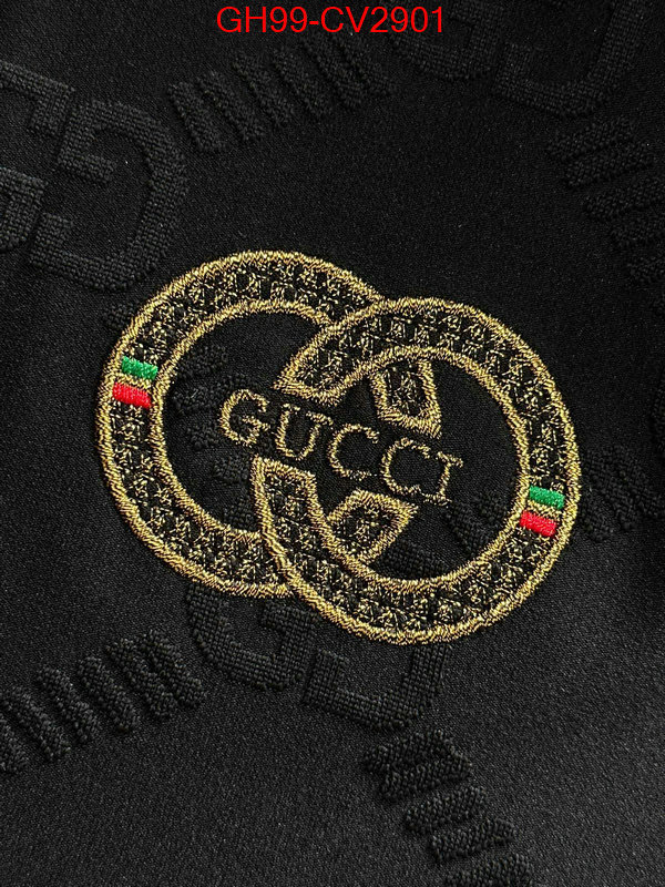Clothing-Gucci where to buy fakes ID: CV2901 $: 99USD