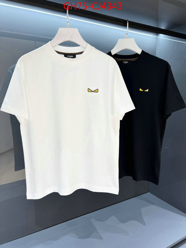 Clothing-Fendi wholesale 2024 replica ID: CJ4343 $: 75USD