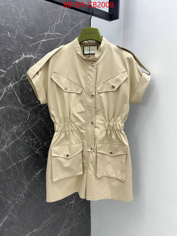 Clothing-Gucci same as original ID: CB2008 $: 169USD