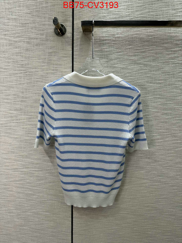 Clothing-Prada high quality customize ID: CV3193 $: 75USD