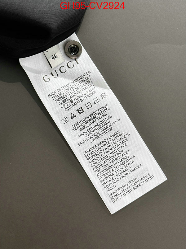 Clothing-Gucci practical and versatile replica designer ID: CV2924 $: 95USD
