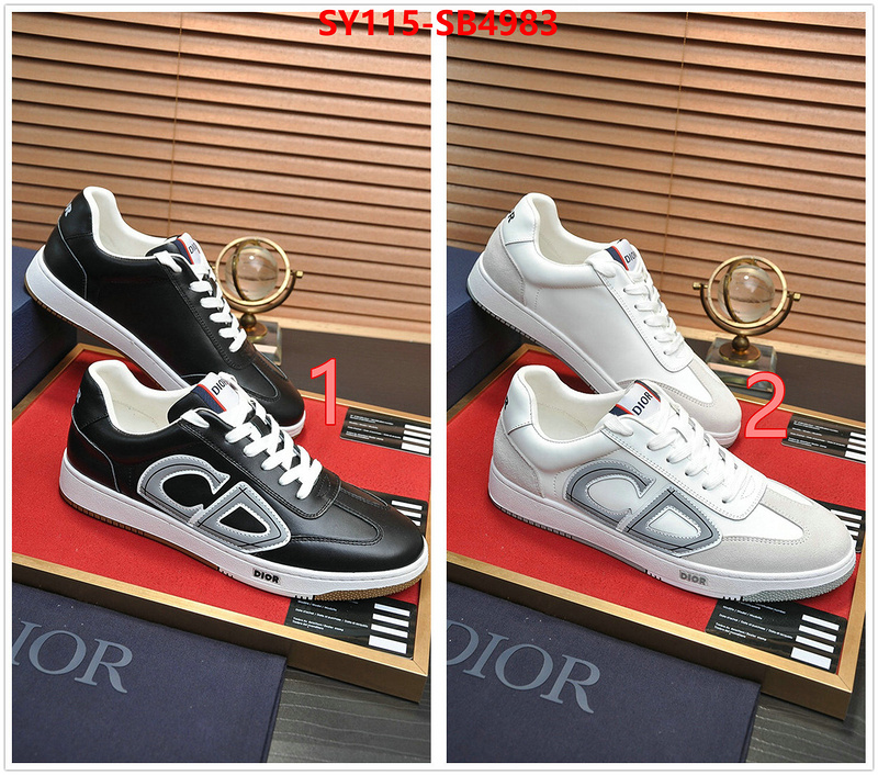 Men shoes-Dior perfect quality designer replica ID: SB4983 $: 115USD