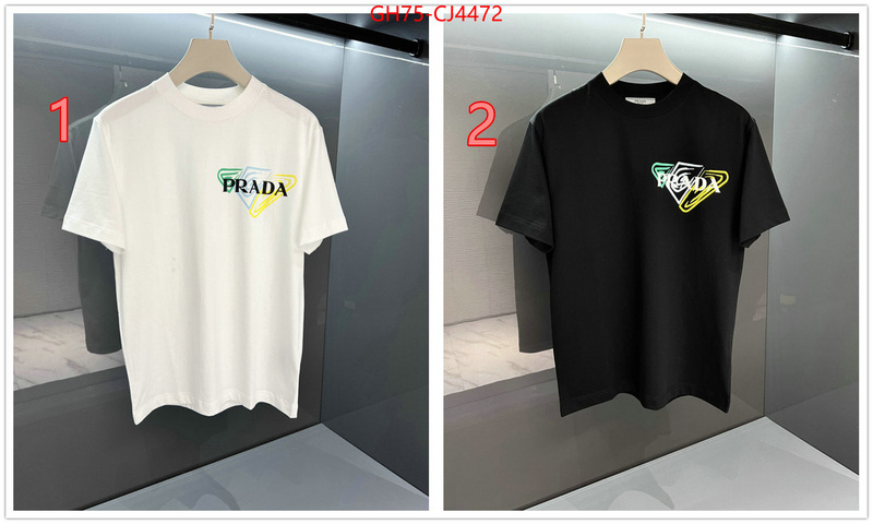 Clothing-Prada sell high quality ID: CJ4472 $: 75USD