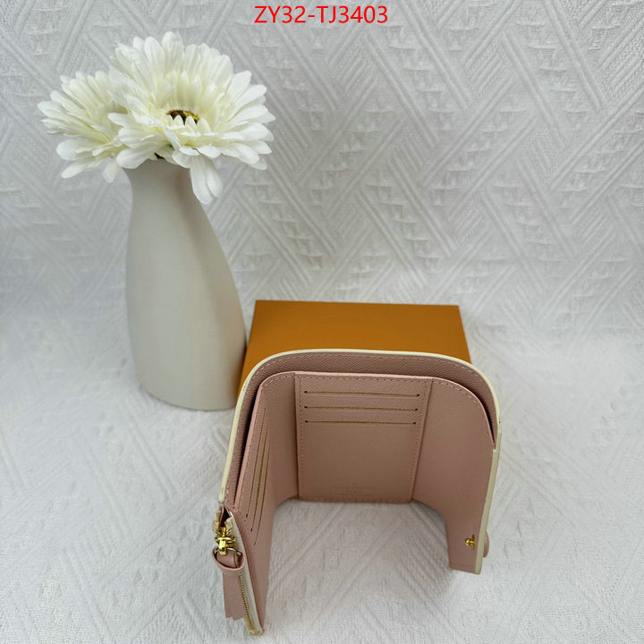 LV Bags(4A)-Wallet replica 1:1 ID: TJ3403 $: 32USD,