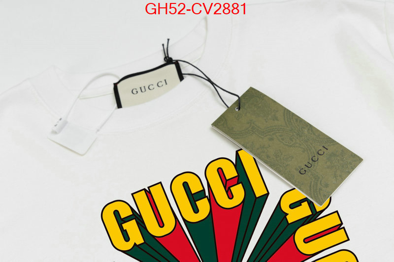 Clothing-Gucci the top ultimate knockoff ID: CV2881 $: 52USD