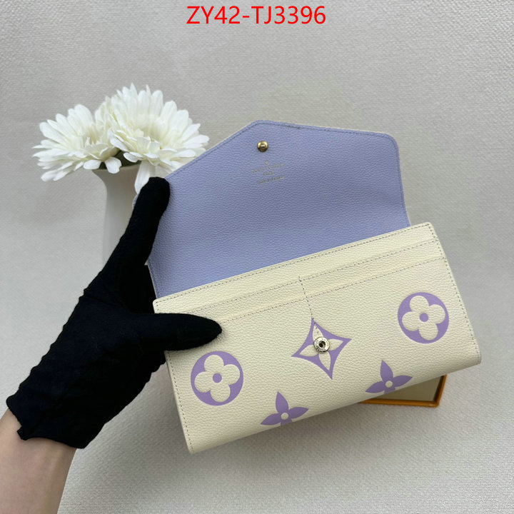 LV Bags(4A)-Wallet luxury 7 star replica ID: TJ3396 $: 42USD,