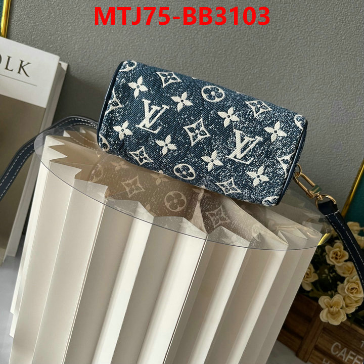 LV Bags(4A)-Speedy- aaaaa replica ID: BB3103 $: 75USD,