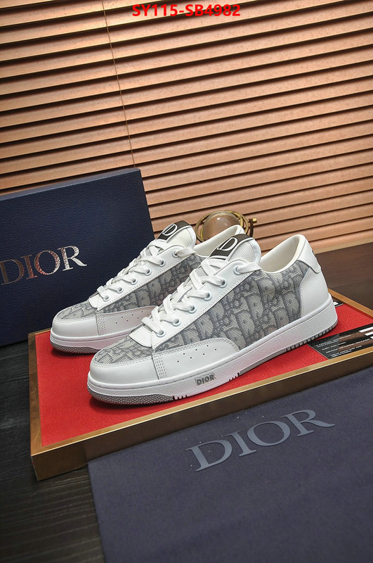 Men shoes-Dior fake aaaaa ID: SB4982 $: 115USD