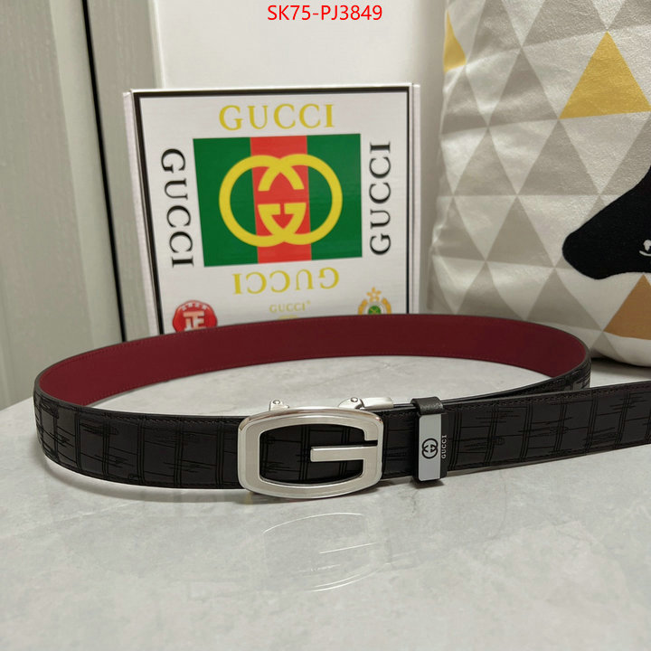Belts-Gucci buy best high-quality ID: PJ3849 $: 75USD
