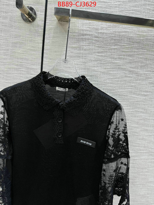 Clothing-MIU MIU best wholesale replica ID: CJ3629 $: 89USD