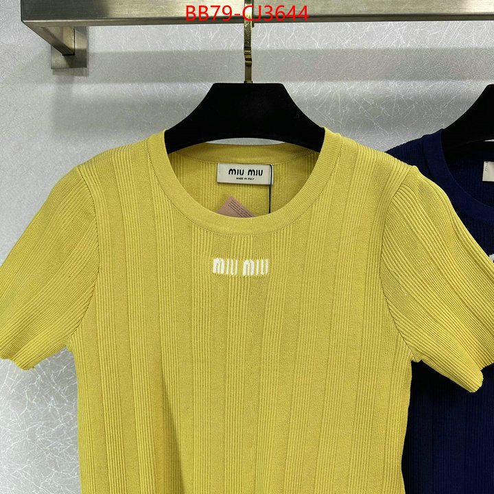 Clothing-MIU MIU buy 1:1 ID: CJ3644 $: 79USD