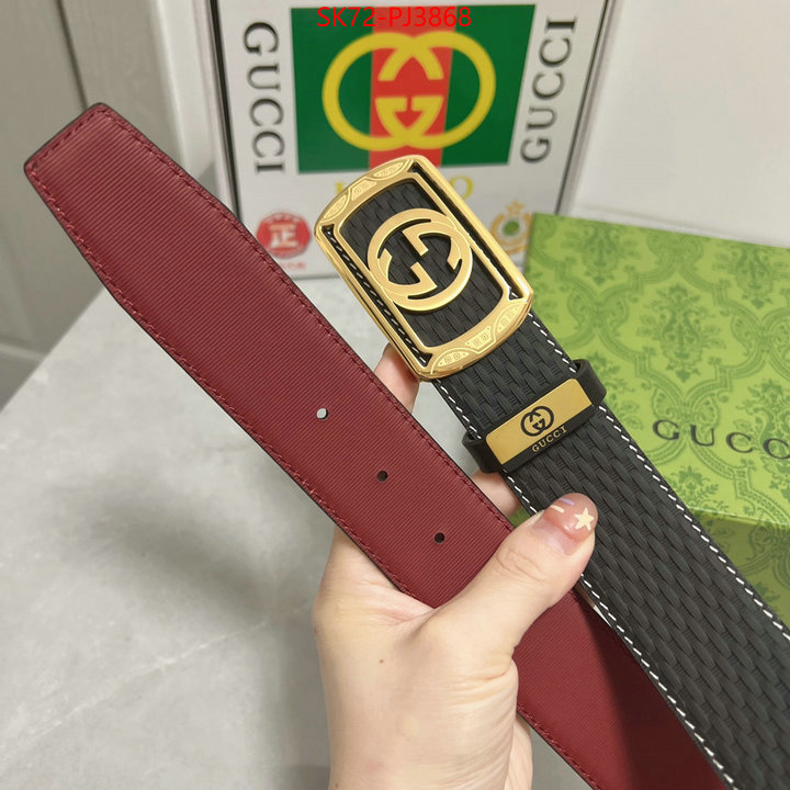 Belts-Gucci replica 1:1 high quality ID: PJ3868 $: 72USD