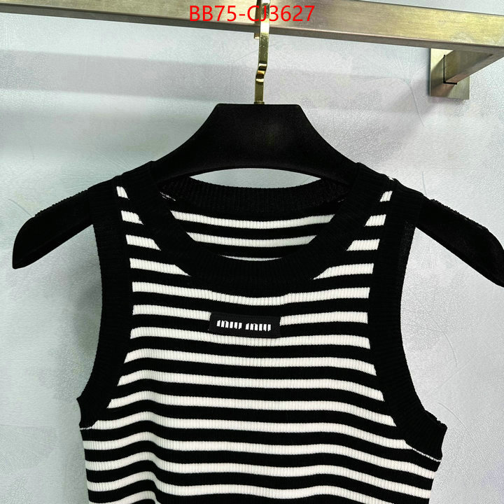 Clothing-MIU MIU 2024 luxury replicas ID: CJ3627 $: 75USD