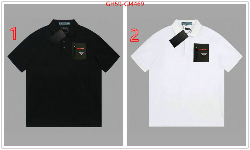 Clothing-Prada 2024 perfect replica designer ID: CJ4469 $: 59USD