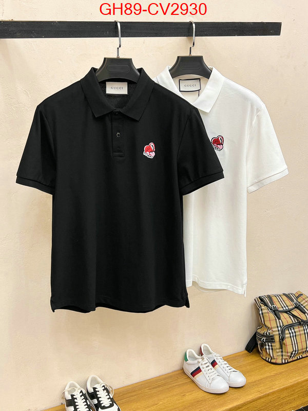 Clothing-Gucci replica 2024 perfect luxury ID: CV2930 $: 89USD