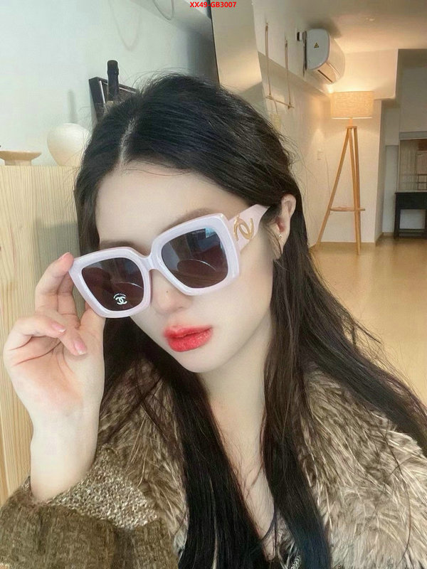 Glasses-Chanel fashion designer ID: GB3007 $: 49USD